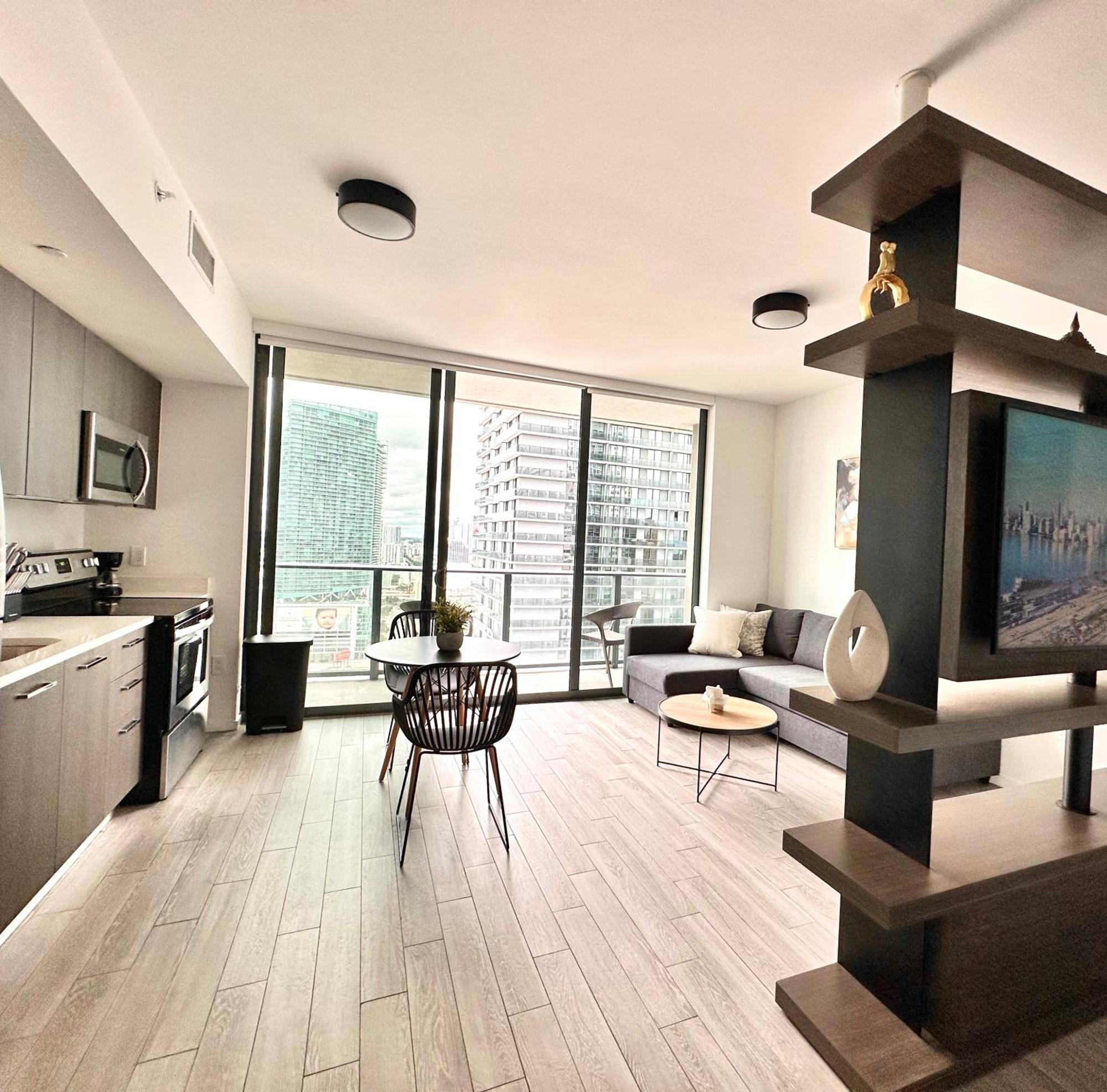 Apartament Luxury Loft - Free Parking - Ocean View - Brickell Downtown Miami Pokój zdjęcie